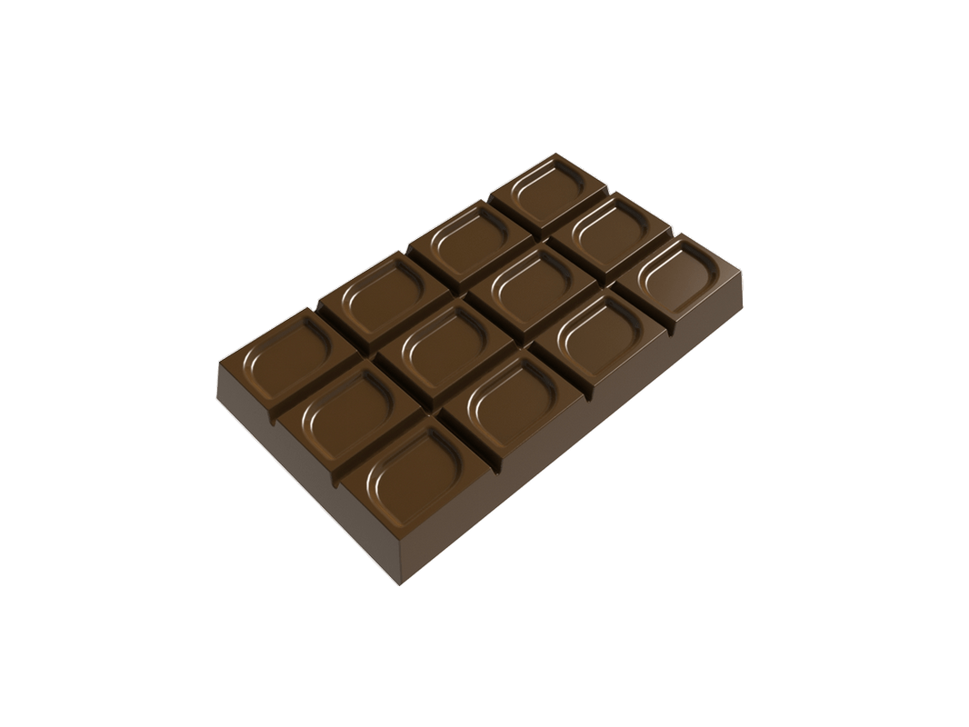 CHOCOLATE BAR MOULD 3x4 DROPS - Savy Goiseau