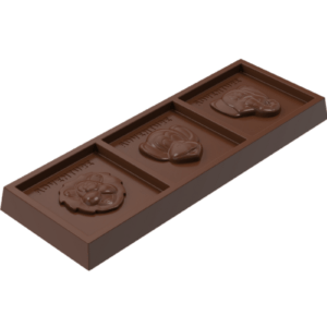 CHOCOLATE BAR MOULD 3x4 DROPS - Savy Goiseau