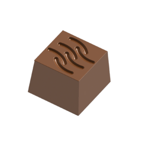 CHOCOLATE BAR MOULD 5 x 2 CROSSED - Savy Goiseau