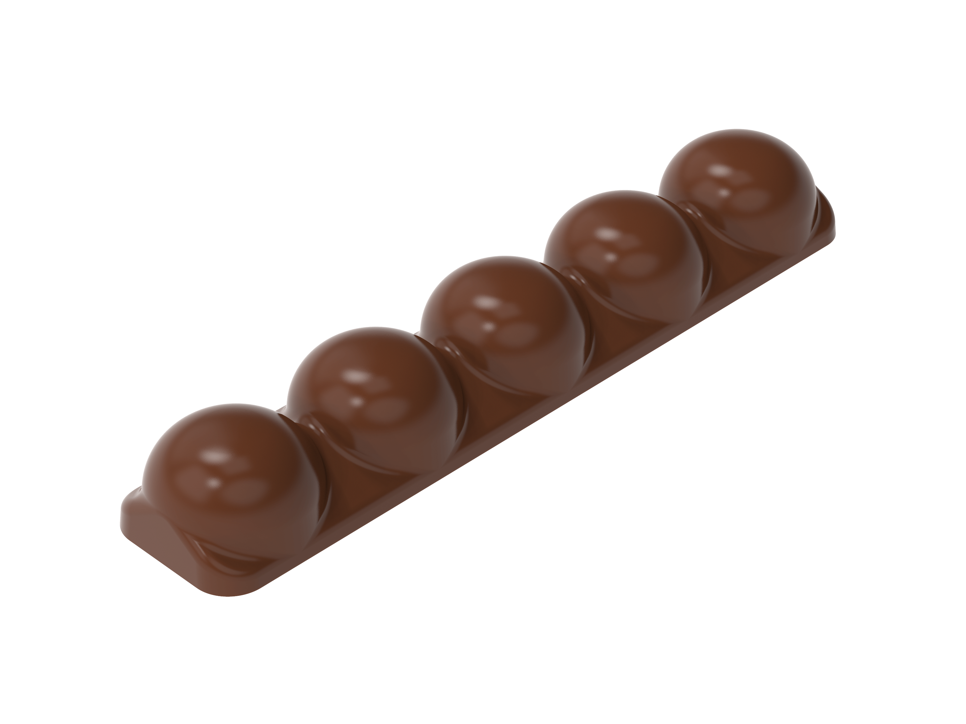 CHOCOLATE BAR MOULD 5 x 2 CROSSED - Savy Goiseau