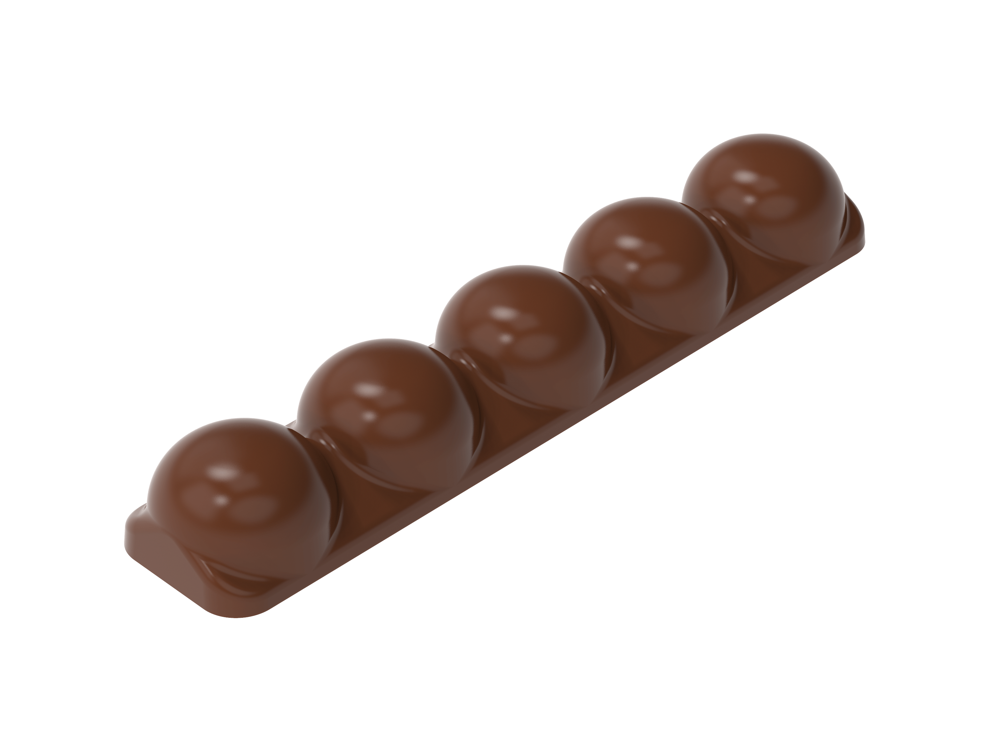 Moule à chocolat: 6 barres