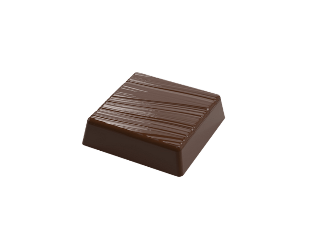 CHOCOLATE MOULD SQUARE STRIPES - Savy Goiseau