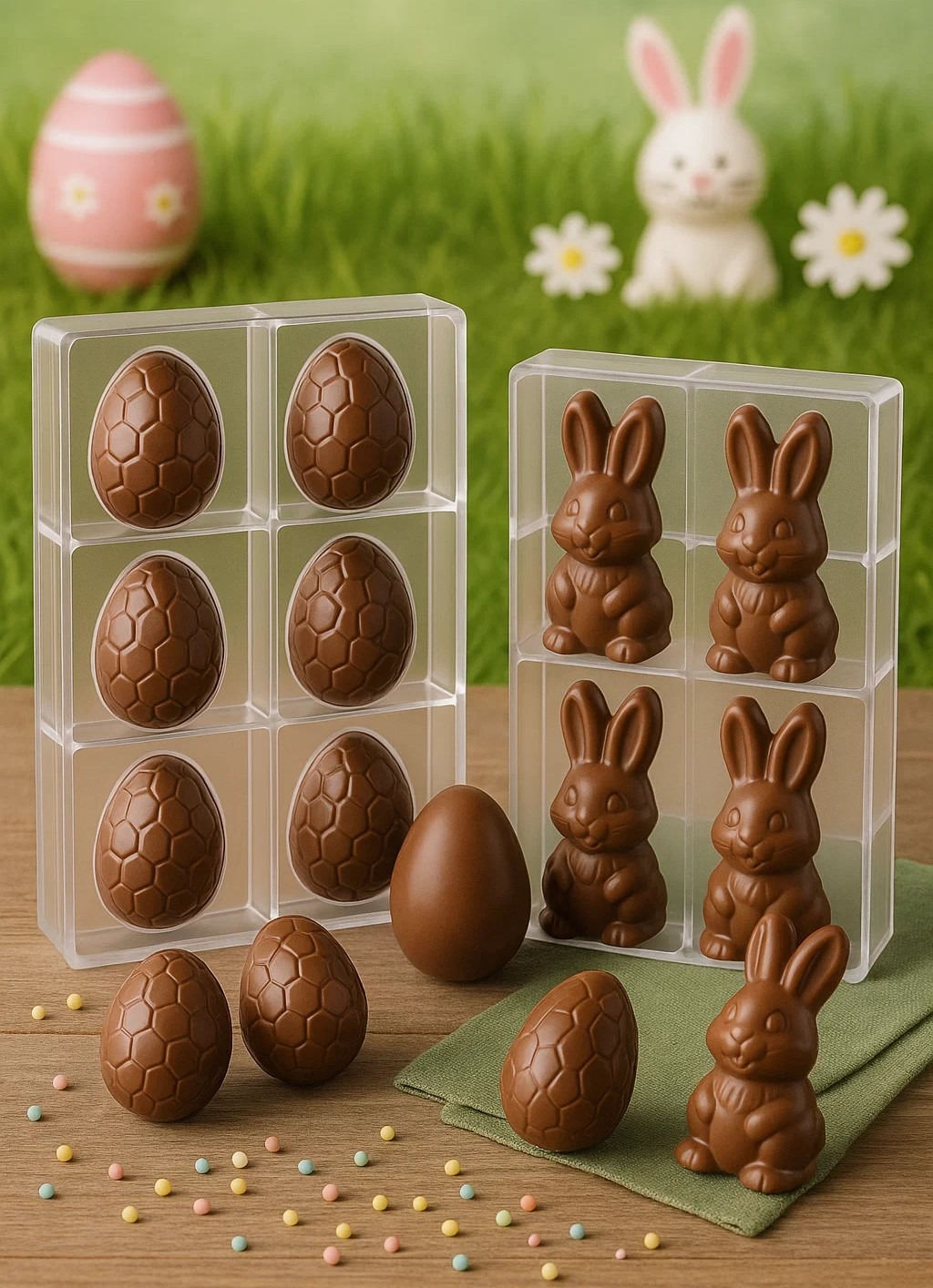 Moules à chocolat pâques