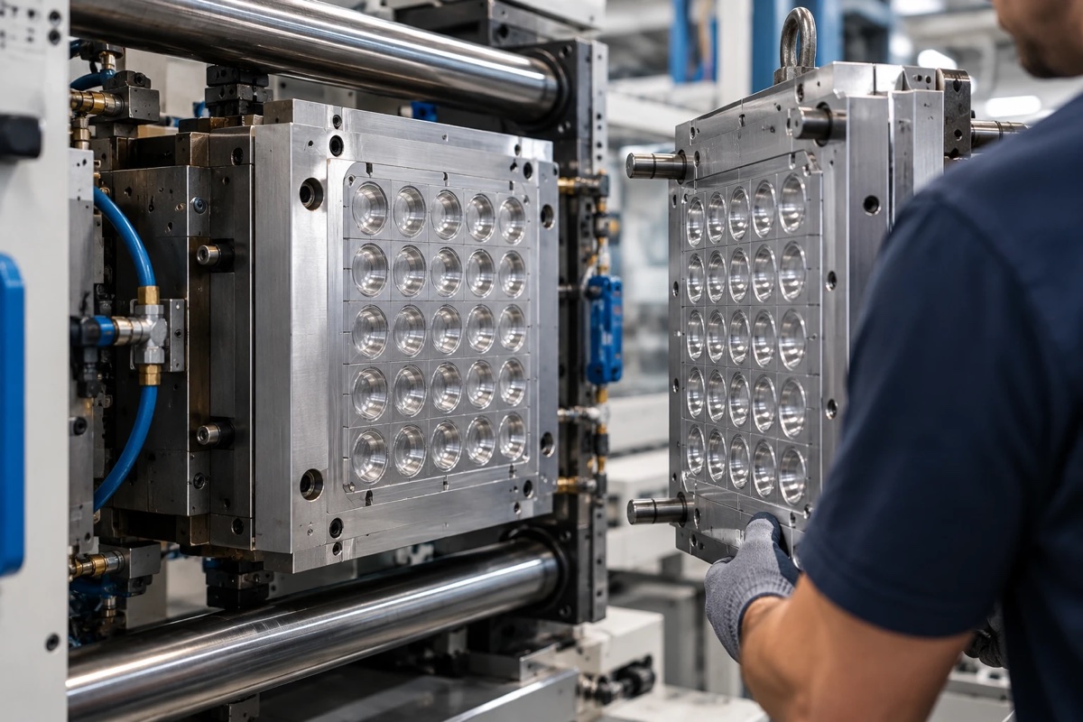 Matrice en aluminium sur mesure pour l'injection de moules à chocolat