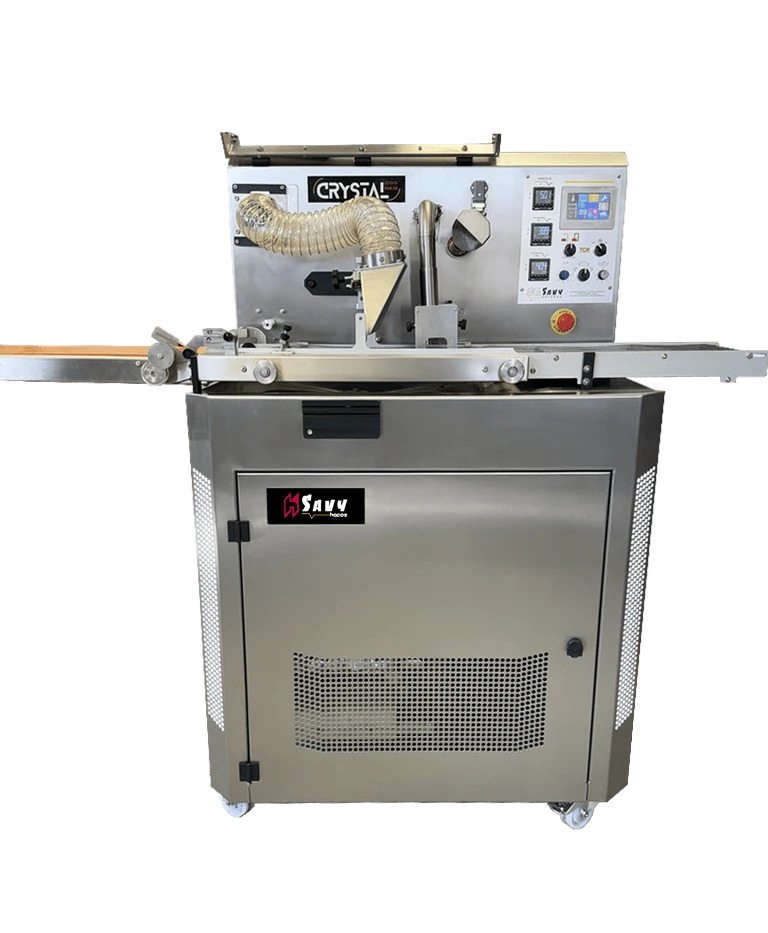 Überziehmaschine CRYSTAL NEO von Savy Hacos
